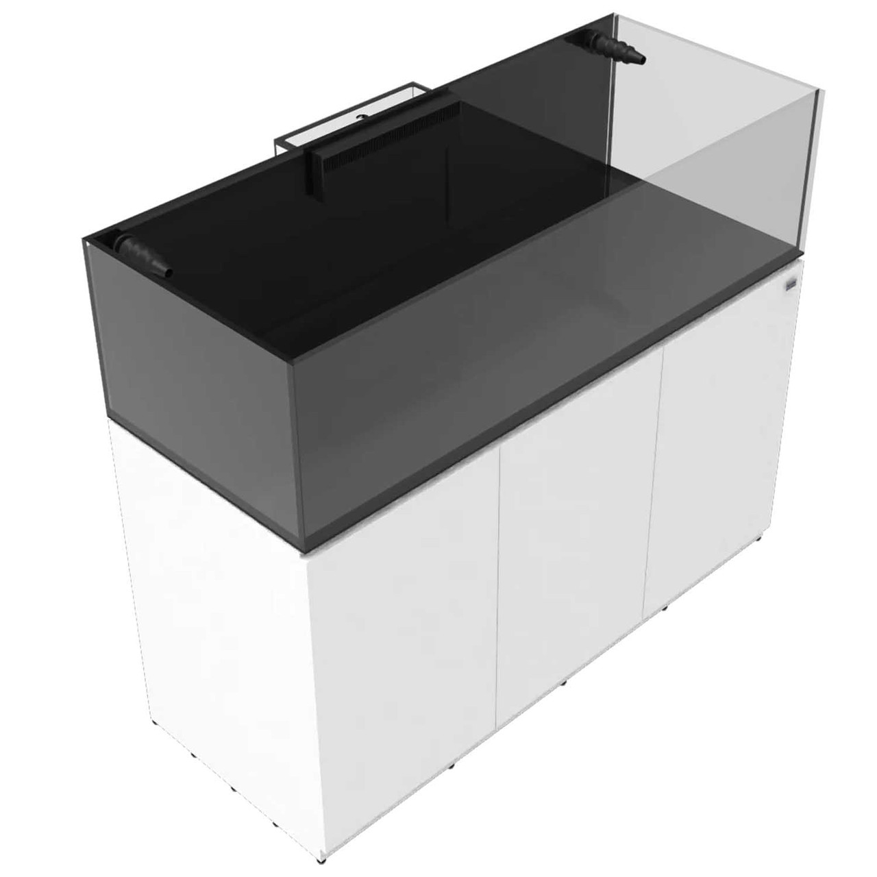 95 Gallon External Overflow Rimless Tank w/ White Stand - Fiji