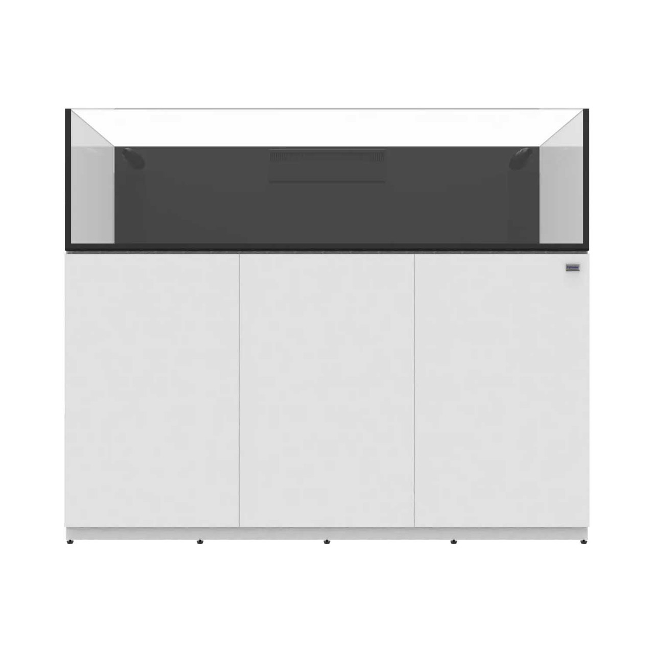 95 Gallon External Overflow Rimless Tank w/ White Stand - Fiji