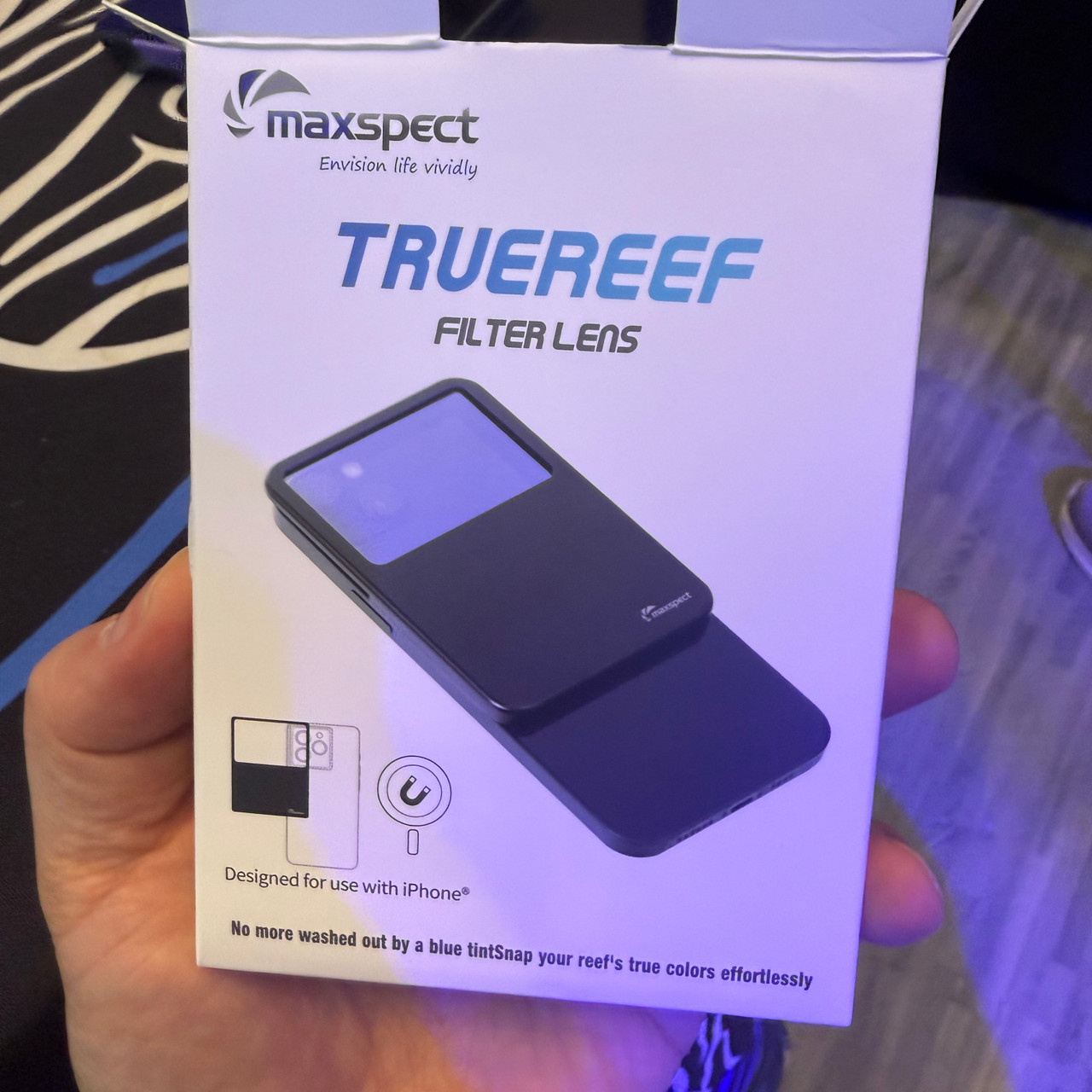【新品未使用】Maxspect TRUEREF FILTER LENS Truereef Aquarium Coral Magsafe Photo Lens (Sunset Boulevard) 500