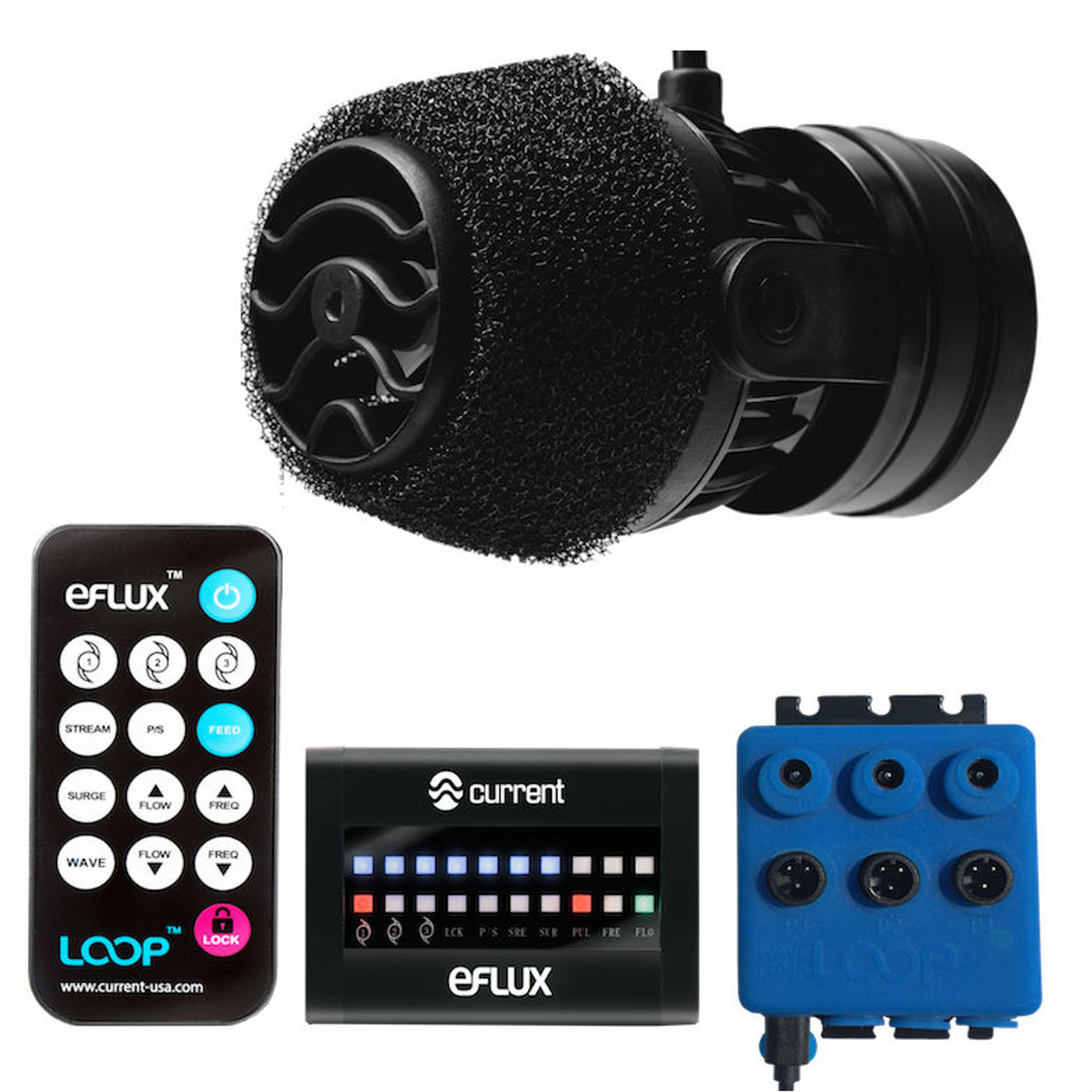 eFlux LOOP Wave Pump 2100 GPH (Complete Kit) - Current USA