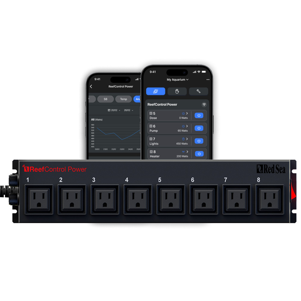 ReefControl Power 8 Deluxe w/Panel - Red Sea - SaltwaterAquarium.com