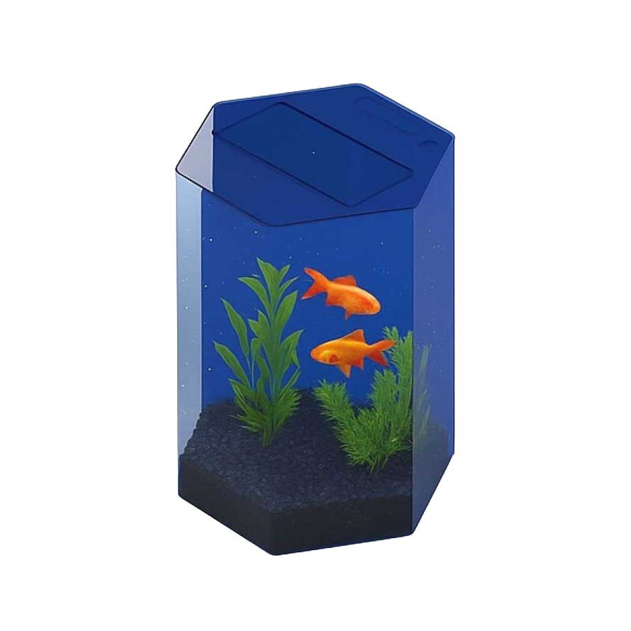 ProStar 28 Gallon Hexagon Acrylic Aquarium (18 Dia x 20
