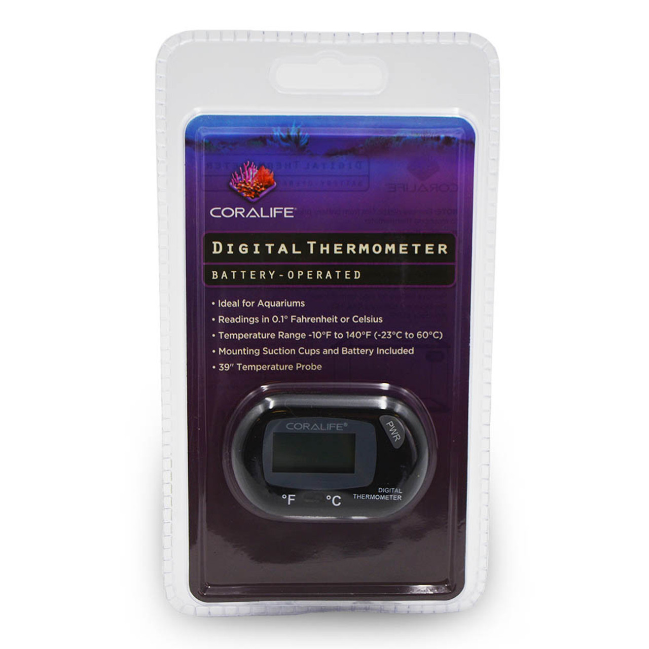 Coralife Digital Thermometer for Aquariums