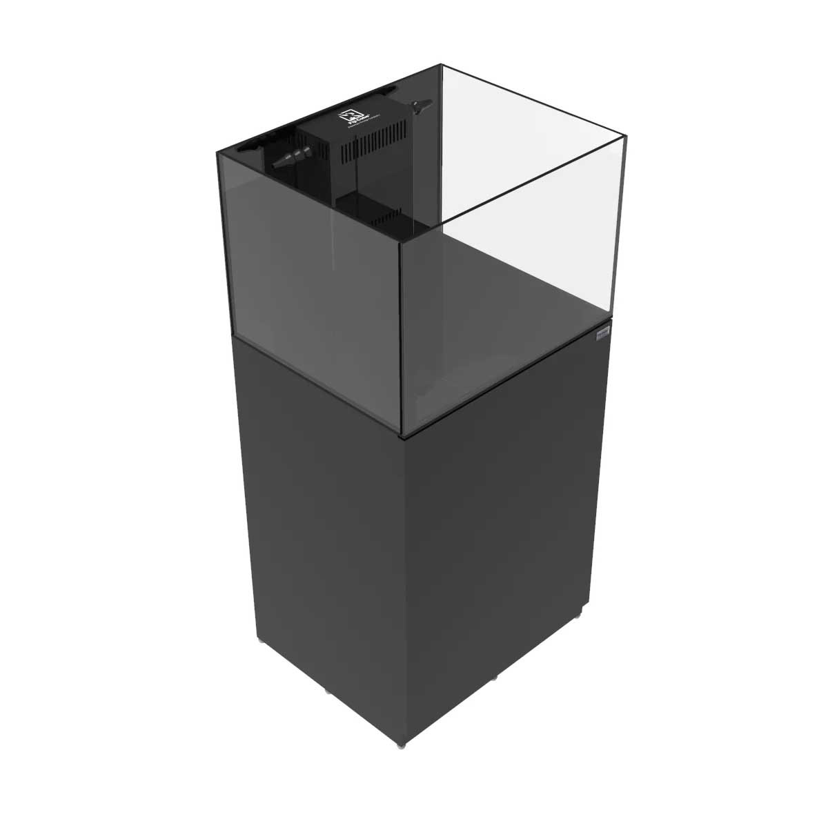 32 Gallon Internal Middle Overflow Rimless Tank w/ Black Stand