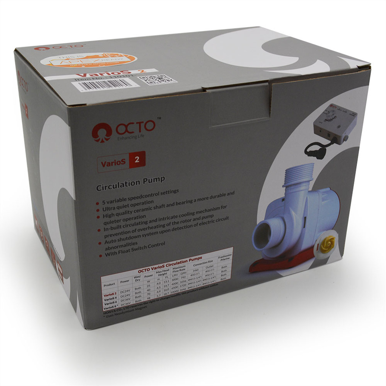 Octo VarioS-2 Controllable DC Water Pump - Reef Octopus