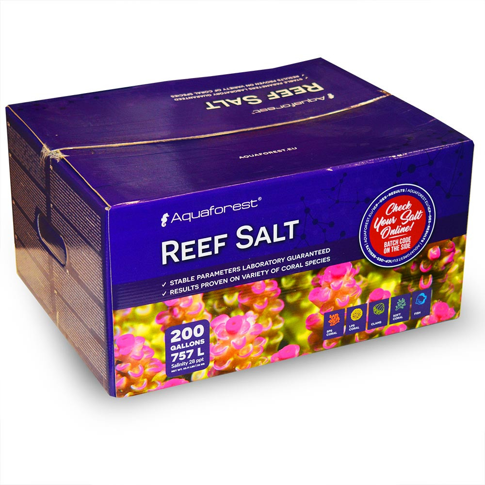 Reef Salt (25 kg - 200 Gallons) Box - Aquaforest