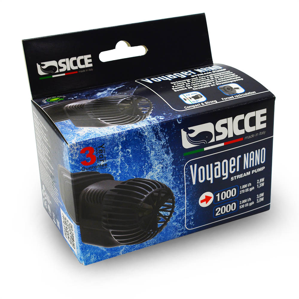 Voyager Nano 1000 (270 gph) - Sicce - SaltwaterAquarium.com