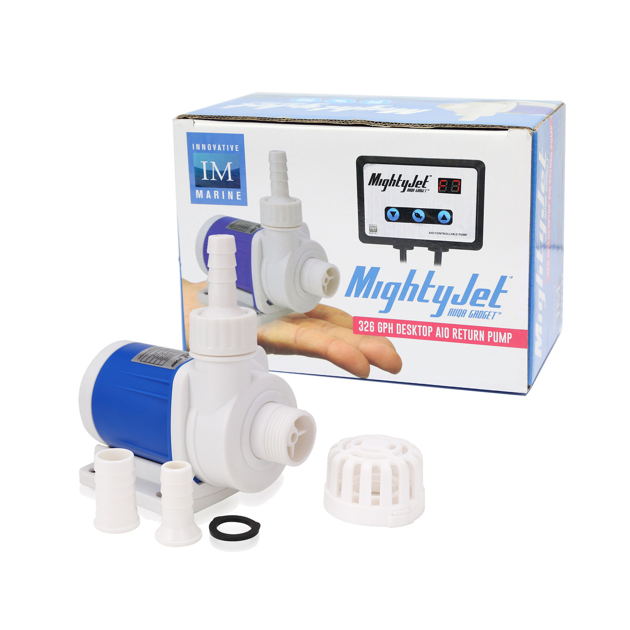 MightyJet (326 GPH) DC AIO Submersible Desktop Return Pump