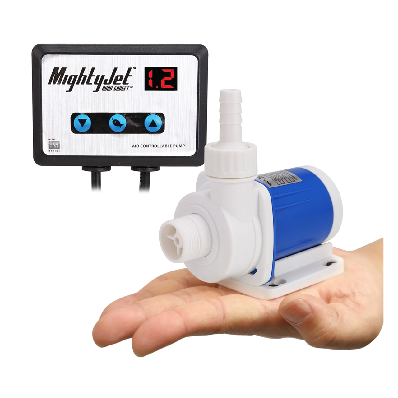 MightyJet (326 GPH) DC AIO Submersible Desktop Return Pump