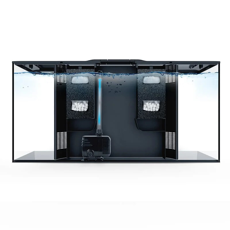 FLEX Freshwater Aquarium Kit, 123 L (32.5 US Gal), Black - Fluval