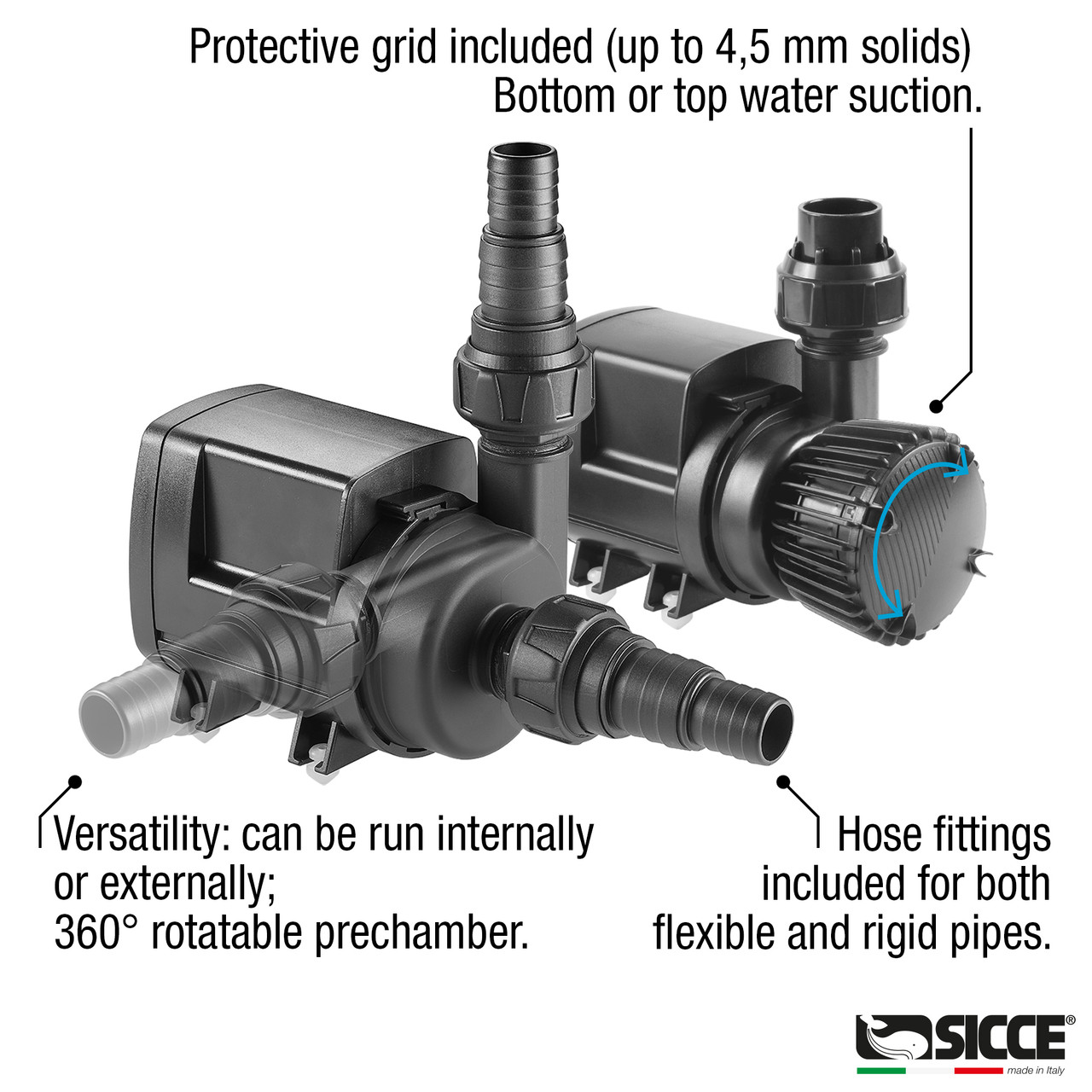 Syncra SDC 6.0 WIFI Return Pump (530 - 1450 gph) - Sicce