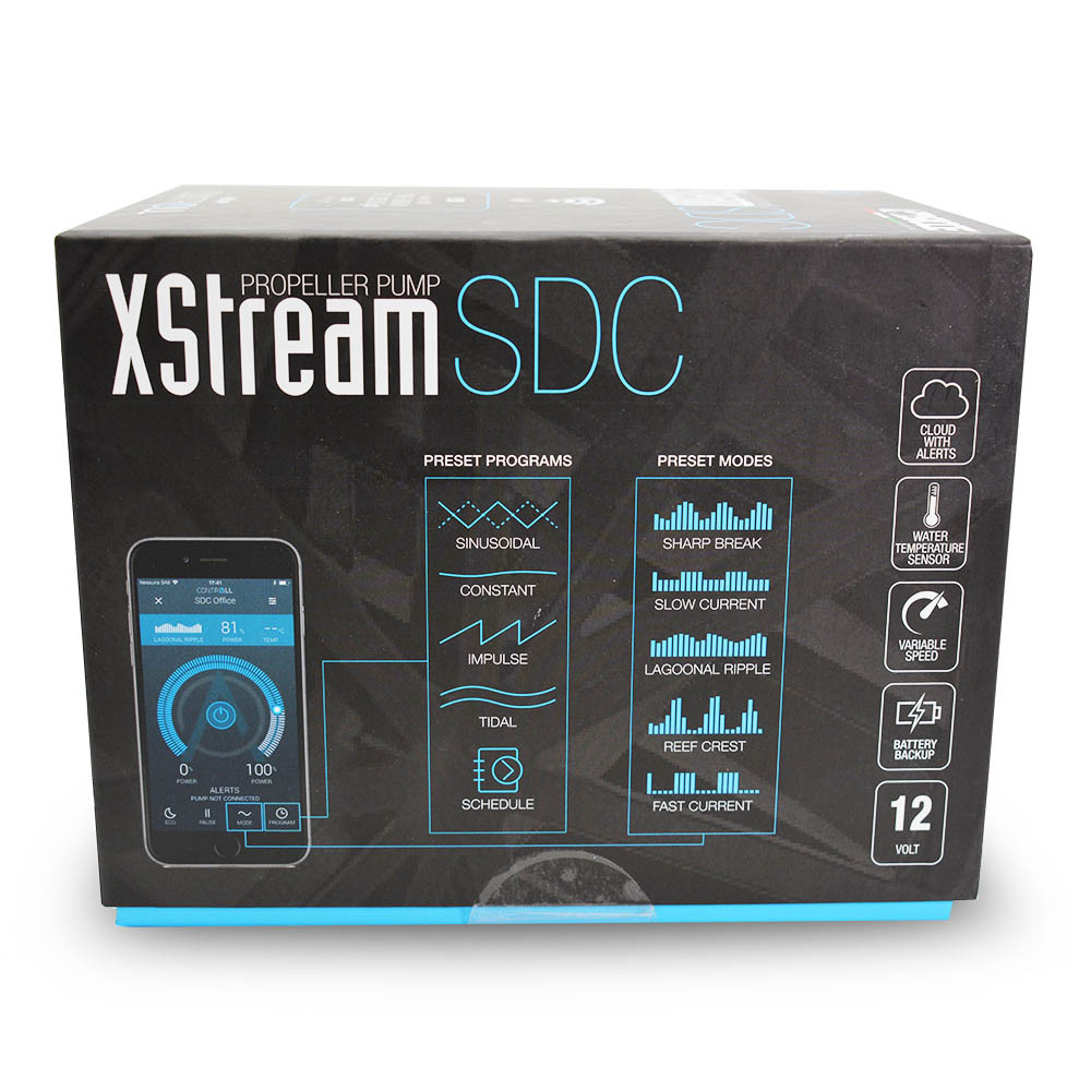 XStream SDC WIFI Wave Pump (2250 gph) - Sicce - SaltwaterAquarium.com