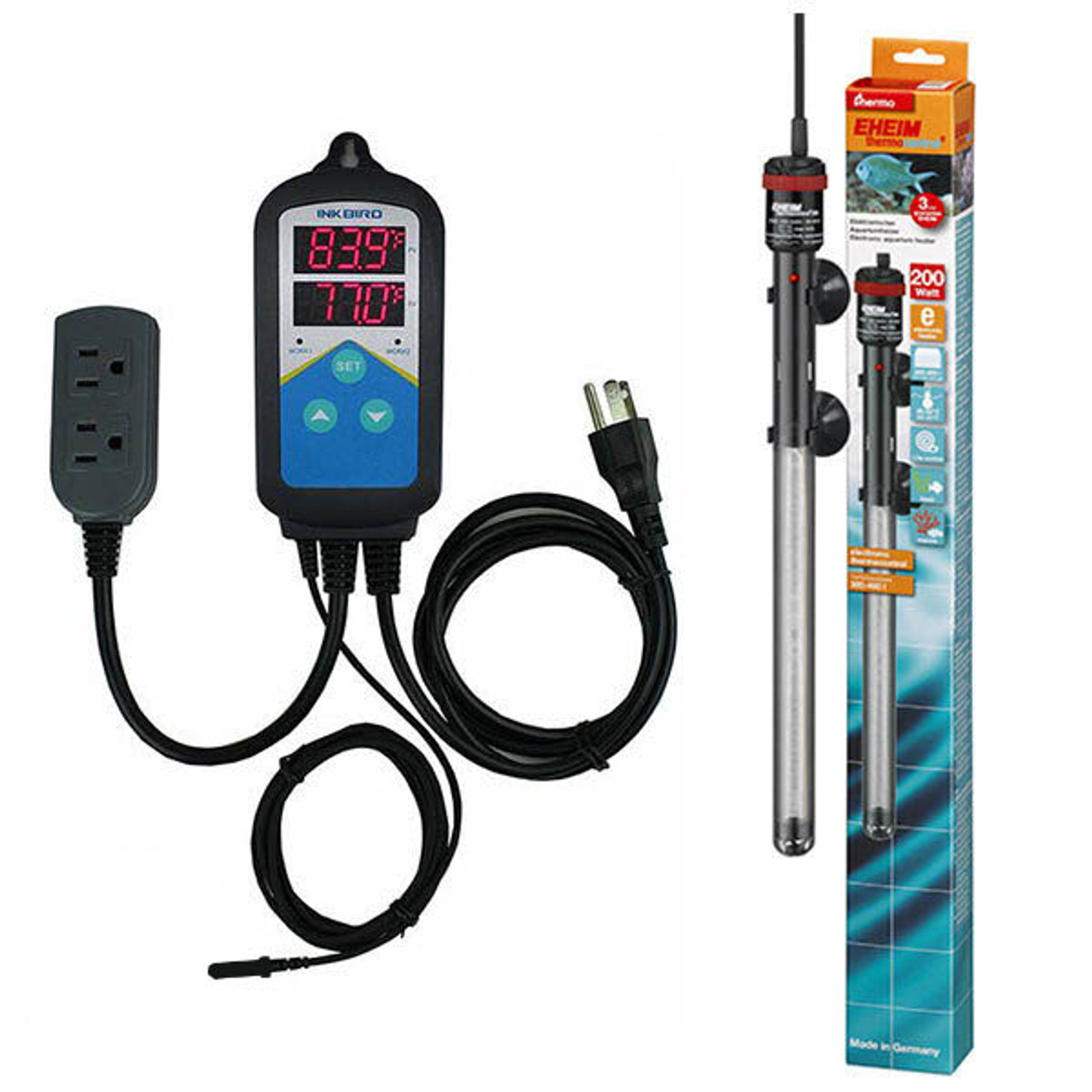 Thermocontrol-E (200 Watt) Aquarium Heater Kit - EHEIM Inkbird