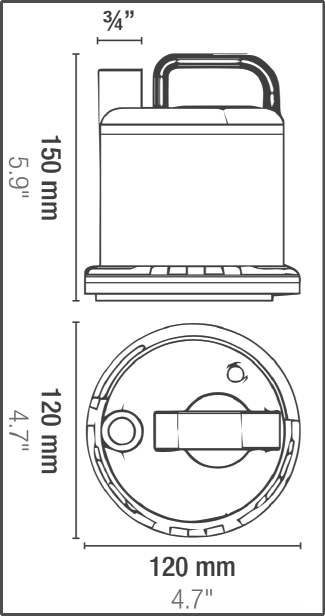 Ultra Zero Utility Water Mixing Pump Sicce
