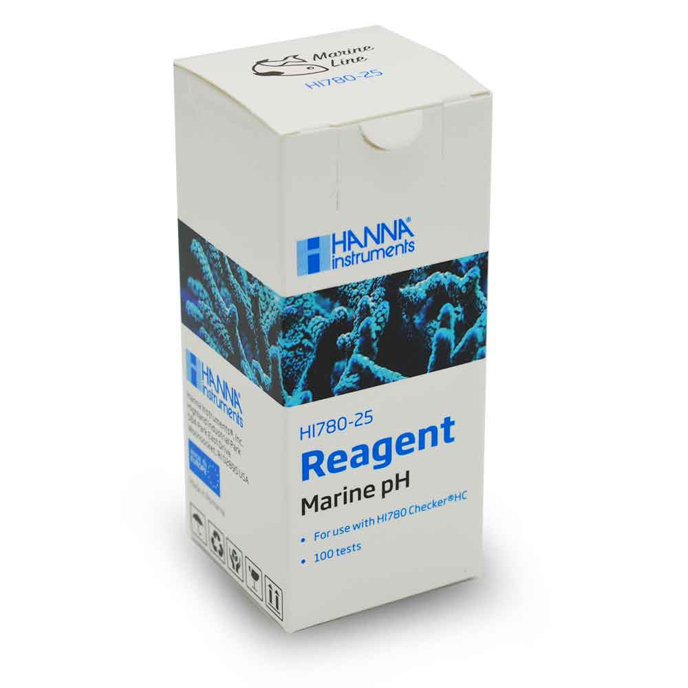 HI780-25) Marine pH Checker Reagents (100 Tests) - Hanna