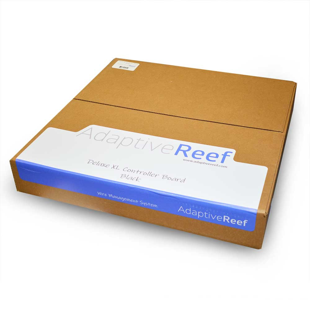 Black DELUXE XL Aquarium Controller Mounting Board w/Hinge Kit