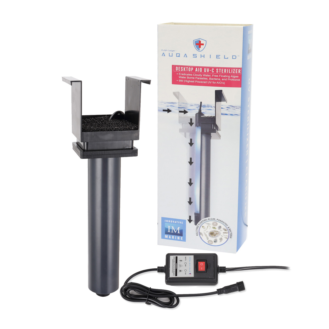 AuqaShield 9 Watt UV Sterilizer/Clarifier (Desktop) - Innovative