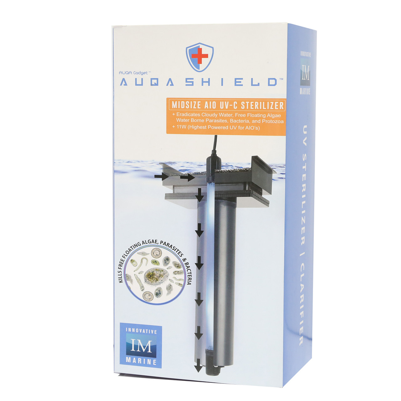 AuqaShield 11 Watt UV Sterilizer/Clarifier (Midsize) - Innovative