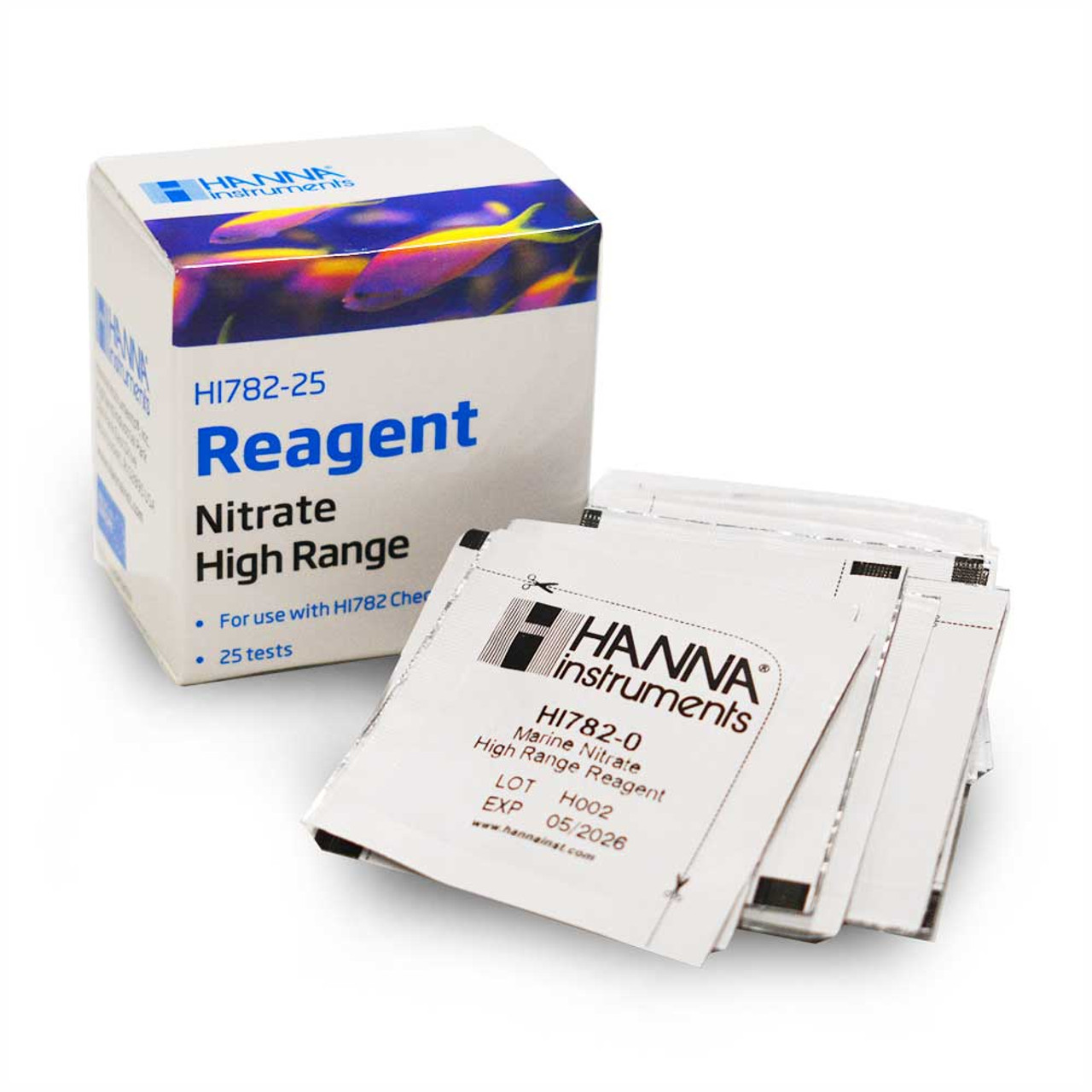 HI782-25 Nitrate High Range Reagents (25 tests) - Hanna Instruments