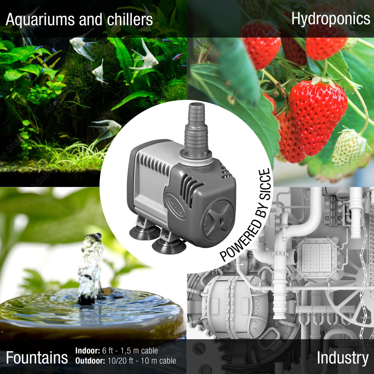 Syncra Silent Water Pump 3.5 (660 gph) 12.5 ft. Head - Sicce