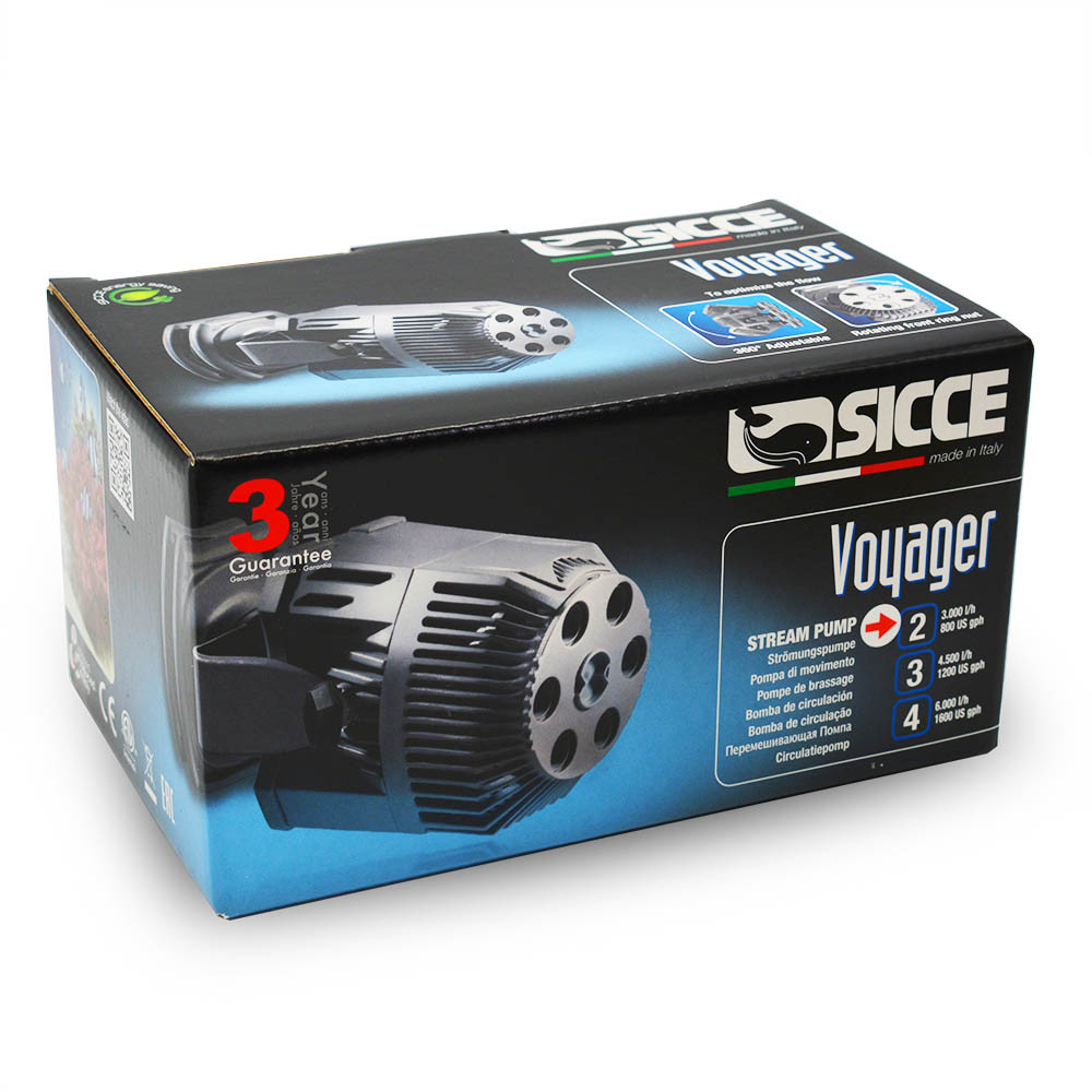 Voyager 2 Flow Pump (800 gph) - Sicce - SaltwaterAquarium.com