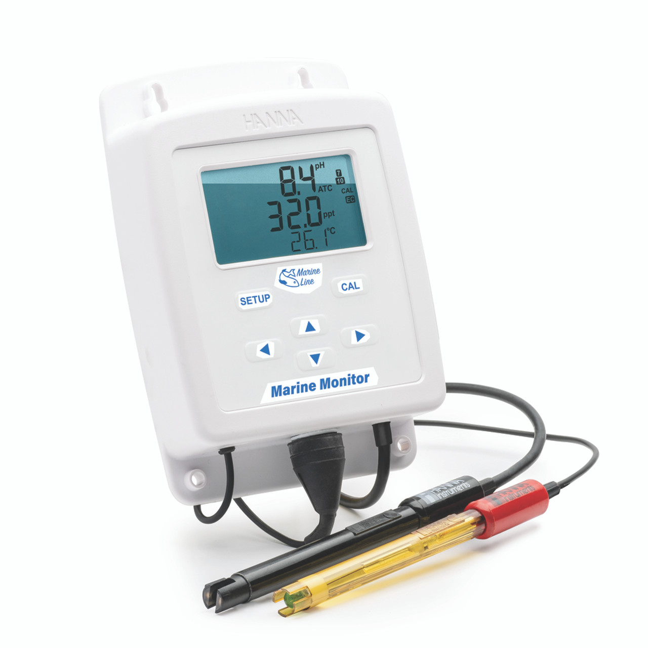 HI981520 Hanna Marine Monitor pH, Marine Salinity, Temperature - Hanna  Instruments