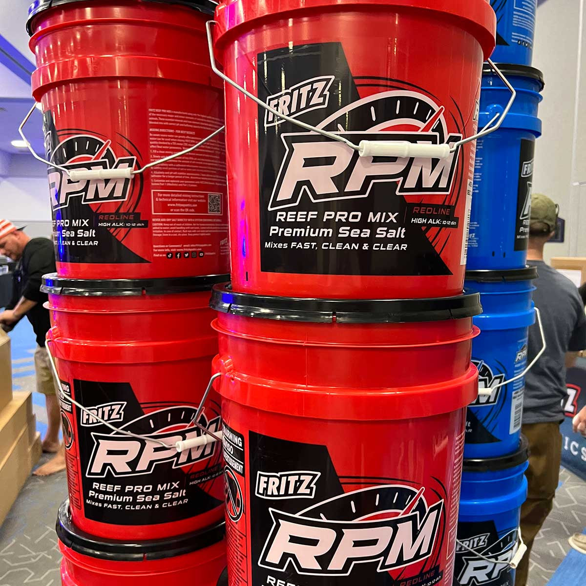 Fritz PRO RPM Redline HIGH ALK Salt Mix RED Bucket (48 lbs - Makes