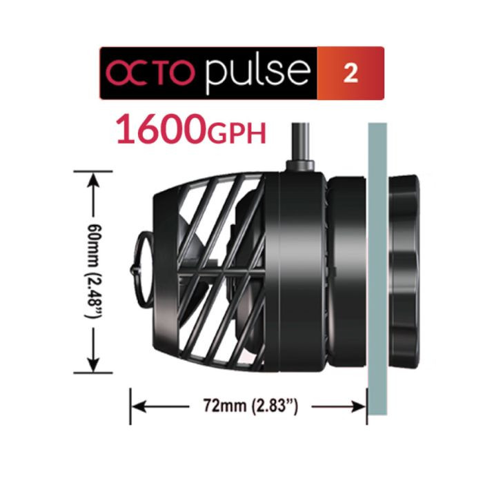 Octo Pulse 2+ Wave Pump (1600 gph) - Reef Octopus