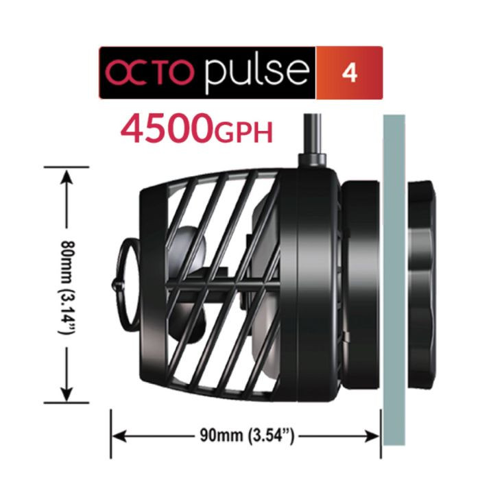 OCTO pulse4 水流ポンプ オクト パルズ4 その② Octo Pulse 4+ Wave Pump (4500 gph) - Reef Octopus