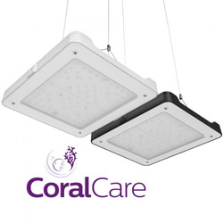 coralcare gen2 led white aquarium lighting fixture philips saltwateraquarium com
