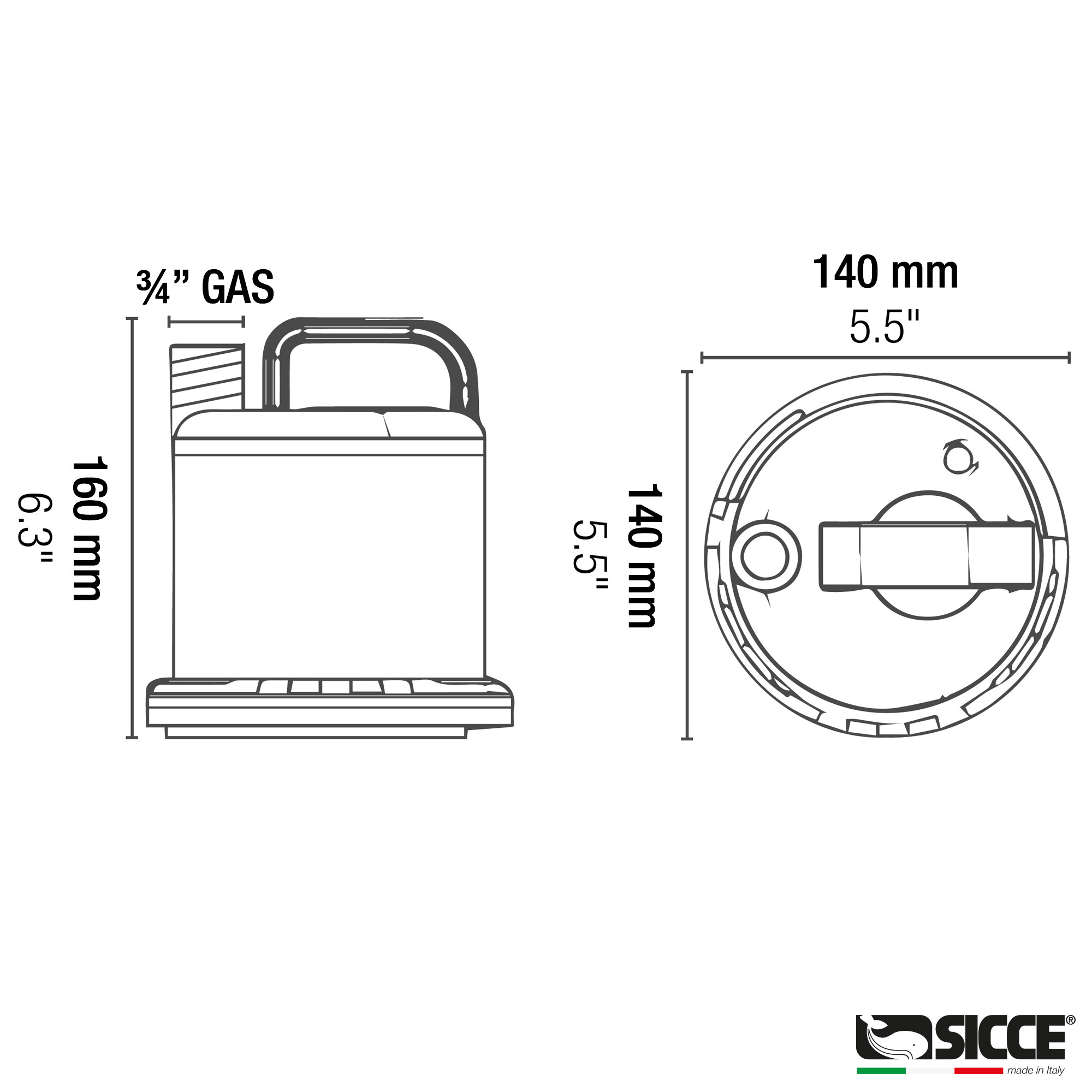 Ultra Zero Utility Water Mixing Pump Sicce