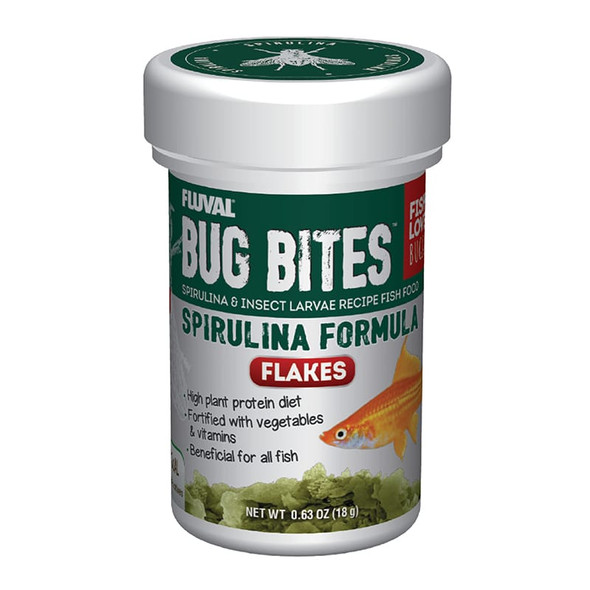 Bug Bites Spirulina Flakes - Fluval