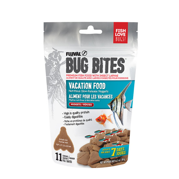 Bug Bites Vacation Food (0.7 oz / 20 g) - Fluval