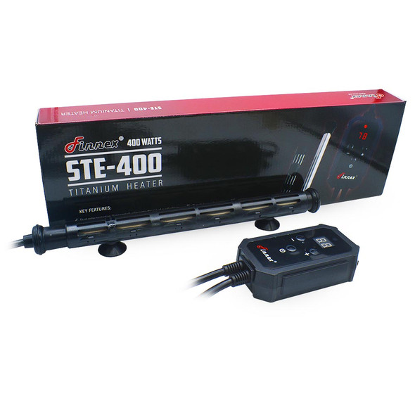 STE 400W Digital Titanium Heater w/Guard UL (80-100 Gallon) - Finnex