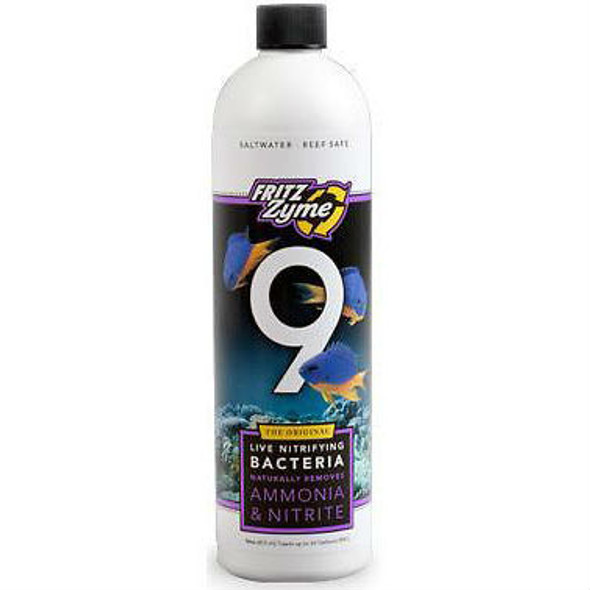 FritzZyme #9 Saltwater (16 oz) - Fritz Aquatics