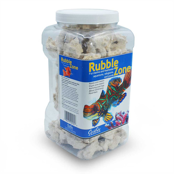 (DAMAGED BOX) Rubble Zone Box Dry Rock (1 Gallon ~ 6 lbs) - Caribsea