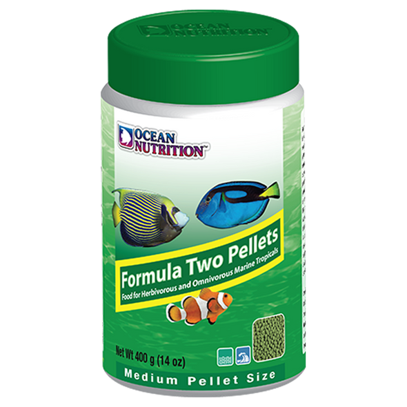 (DAMAGED BOX) Formula Two Medium Pellets Food (14 oz) - Ocean Nutrition