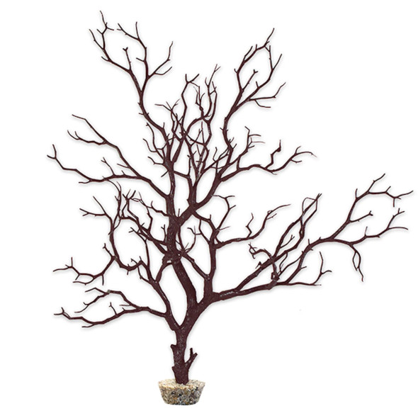 (OPEN BOX) River Brown Manzanita Multi Branch 22" with Weighted Base (7394) - Current USA