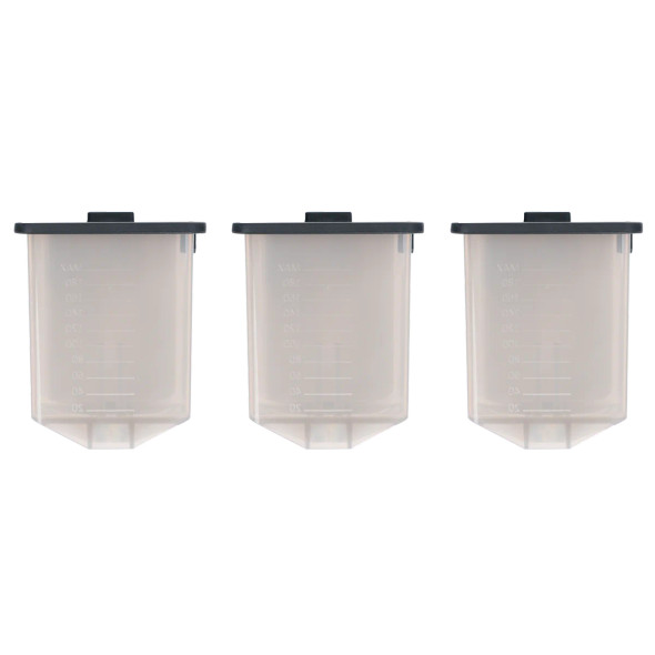 Three Cup Kit Reservoir Reload for Frozen Fish Food Feeder - inD aquatics