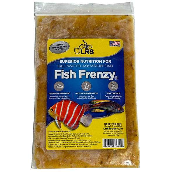 LRS Reef Frenzy (7 oz Pack) - Superior Nutrition All-in-One Frozen