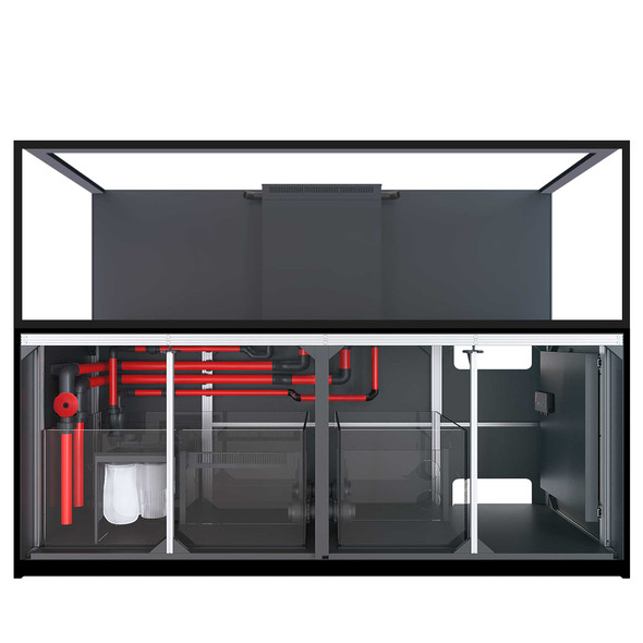 リーファースマート Reefer MAX S-1000 G3 - 264 Gallon White All In One Aquarium - Red