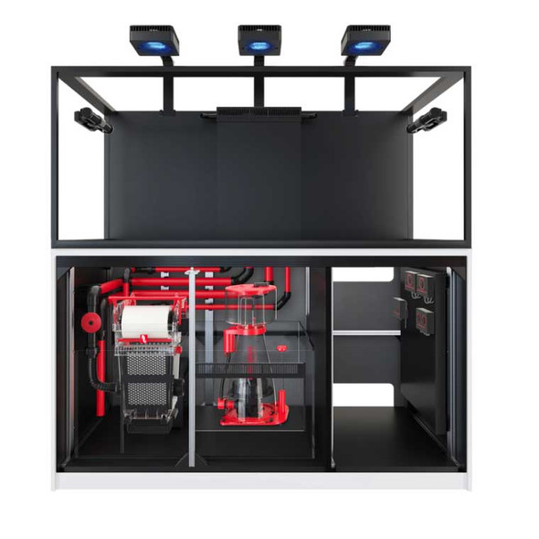 リーファースマート Reefer MAX S-1000 G3 - 264 Gallon White All In One Aquarium - Red