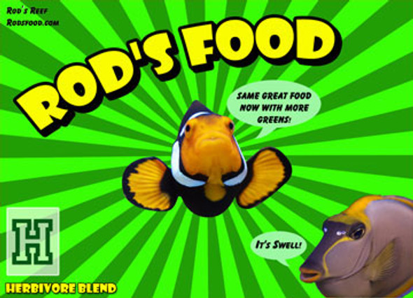 Rod's Food Herbivore Blend Frozen Food (2 oz) Small Pack