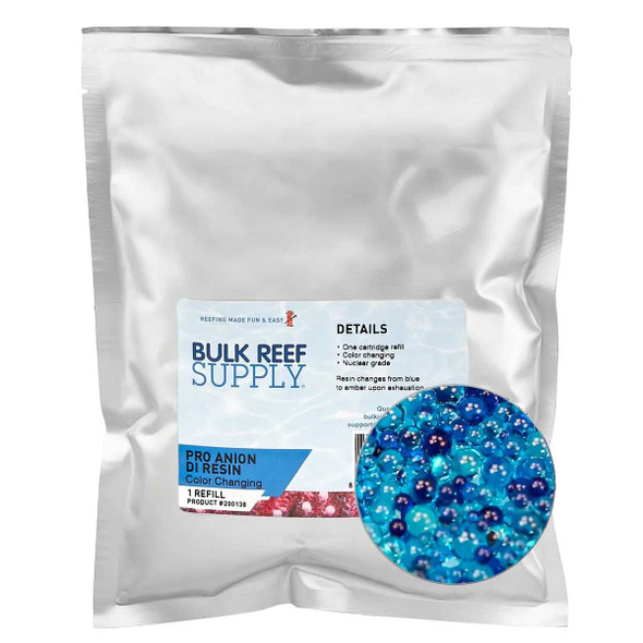PRO Series Blue Anion Deionization Resin - Color Changing - Part 2 (1.4 lbs) - Bulk Reef Supply