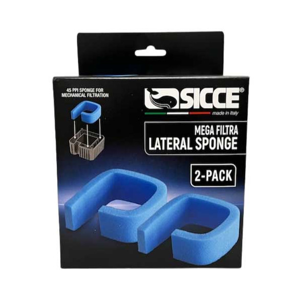 MEGA Filtra Lateral Sponge Replacement (2-Pack) - Sicce