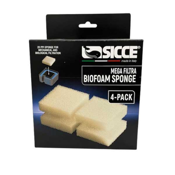 MEGA Filtra BioFoam Sponge Replacement (2-Pack) - Sicce