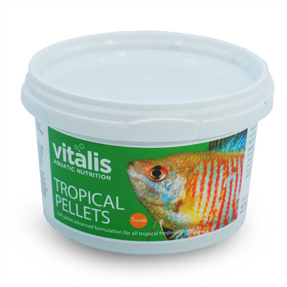 (EXPIRED 3/26) Tropical Freshwater Pellets 1mm (140g - 4.94 oz) - Vitalis