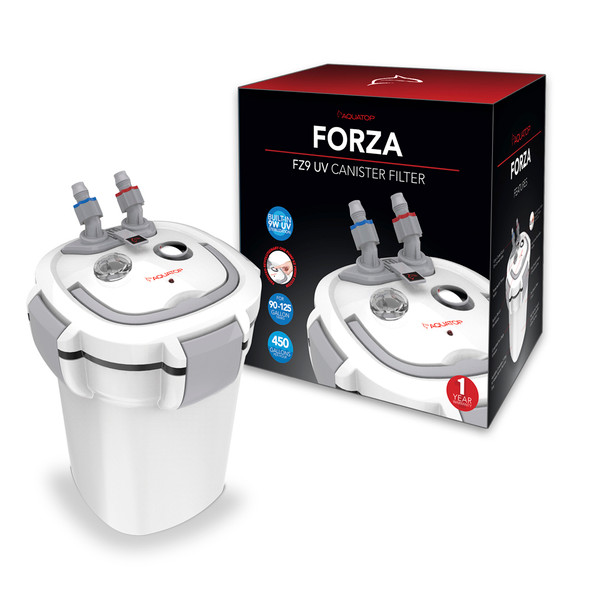 FORZA Canister Filter FZ9 UV, 450 GPH - AquaTop