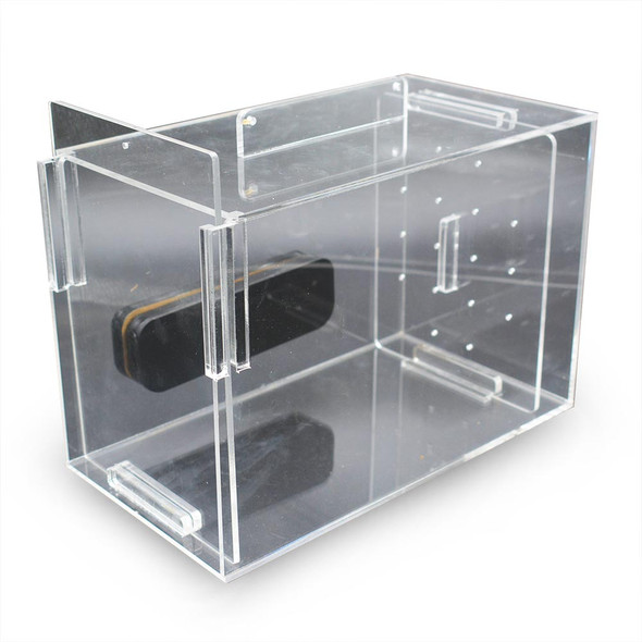 (OPEN BOX) SaltwaterAquarium Large Acrylic Fish & Pest Trap 9" x 5" x 6" for Aquarium | Acclimation Isolation Box Fish Tank Breeding Box 