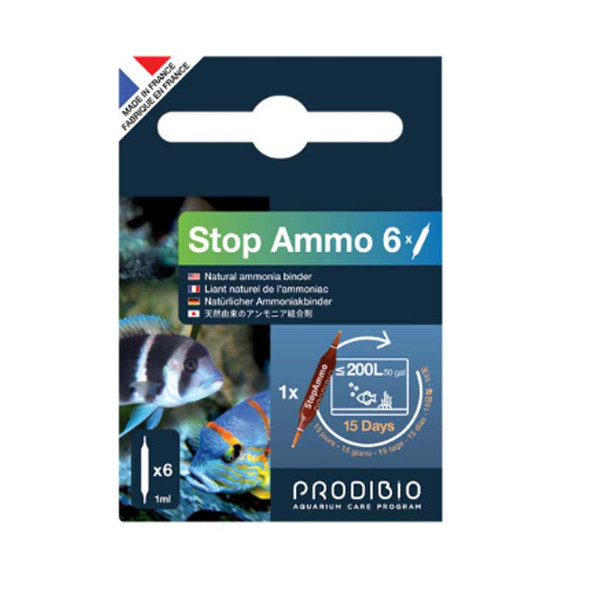 Stop Ammo 6 - Natural Ammonia Buildup Blocker - Prodibio